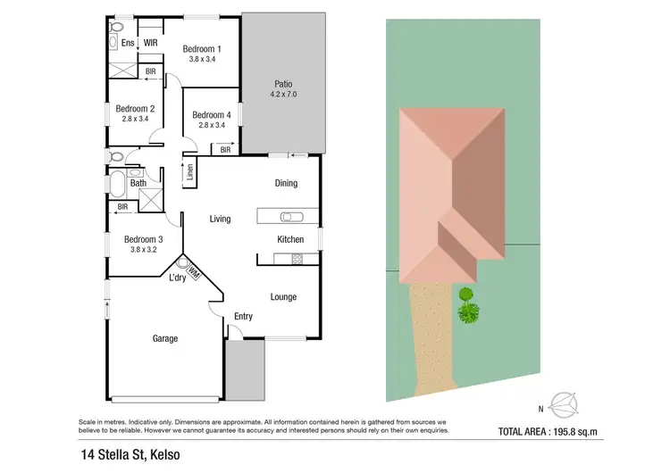 Floorplan of Homely house listing, 14 Stella Street, Kelso QLD 4815