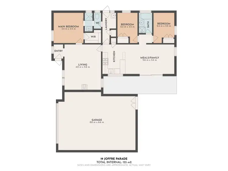 Floorplan of Homely house listing, 19 Joffre Parade, Cockatoo VIC 3781
