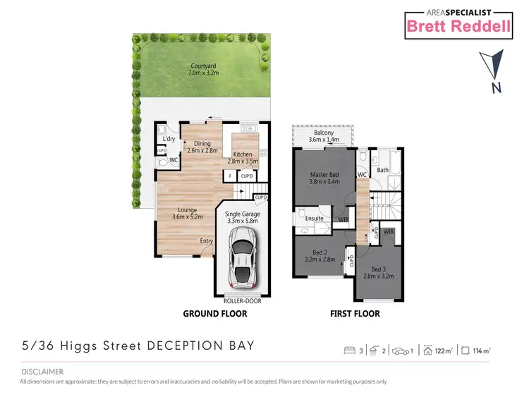 Floorplan of Homely apartment listing, 5/36 Higgs Street, Deception Bay QLD 4508
