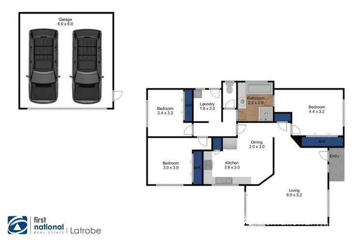 Floorplan of Homely house listing, 9 Pepperdine Court, Traralgon VIC 3844