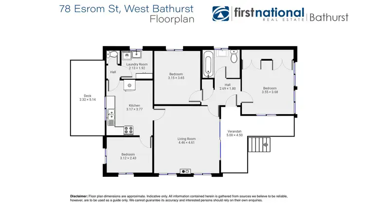 Floorplan of Homely house listing, 78 Esrom Street, West Bathurst NSW 2795