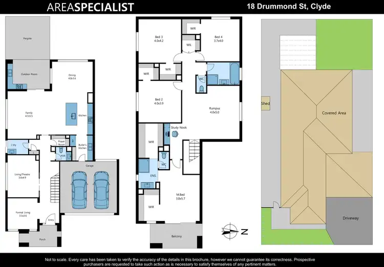 Floorplan of Homely house listing, 18 Drummond Street, Clyde VIC 3978