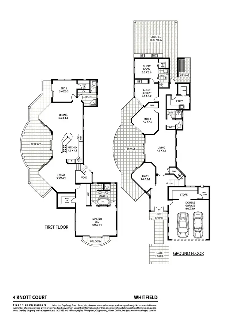 Floorplan of Homely house listing, 4 Knott Court, Whitfield QLD 4870