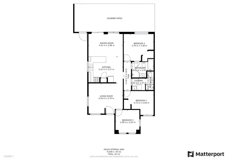 Floorplan of Homely villa listing, 7/28 Holmesdale Road, Woodbridge WA 6056