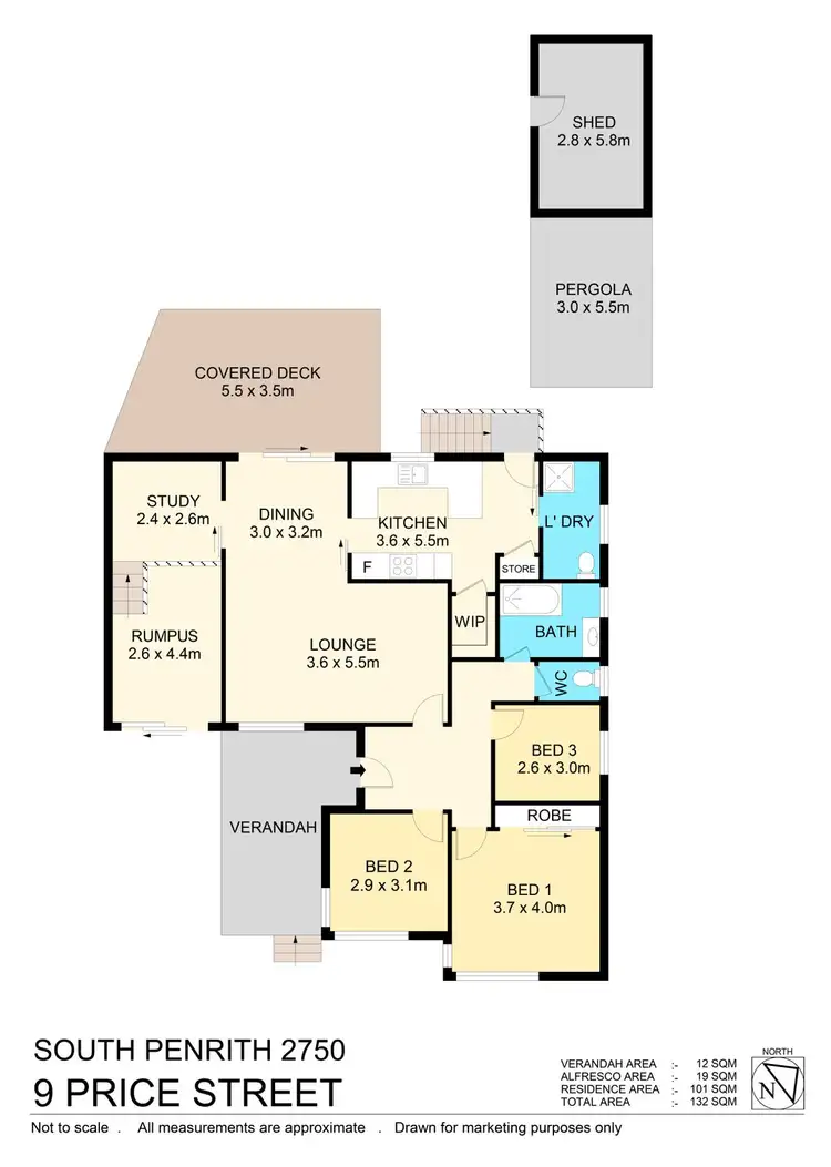 Floorplan of Homely house listing, 9 Price Street, South Penrith NSW 2750