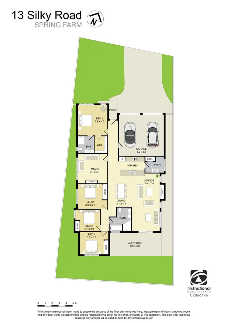 Floorplan of Homely house listing, 13 Silky Road, Spring Farm NSW 2570