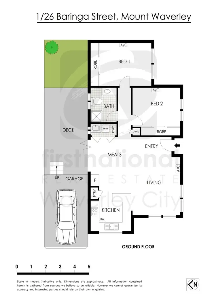 Floorplan of Homely unit listing, 1/26 Baringa Street, Mount Waverley VIC 3149
