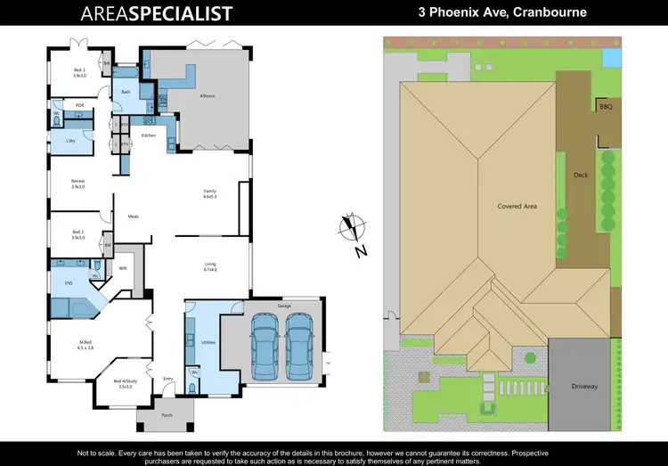 Floorplan of Homely house listing, 3 Phoenix Avenue, Cranbourne VIC 3977