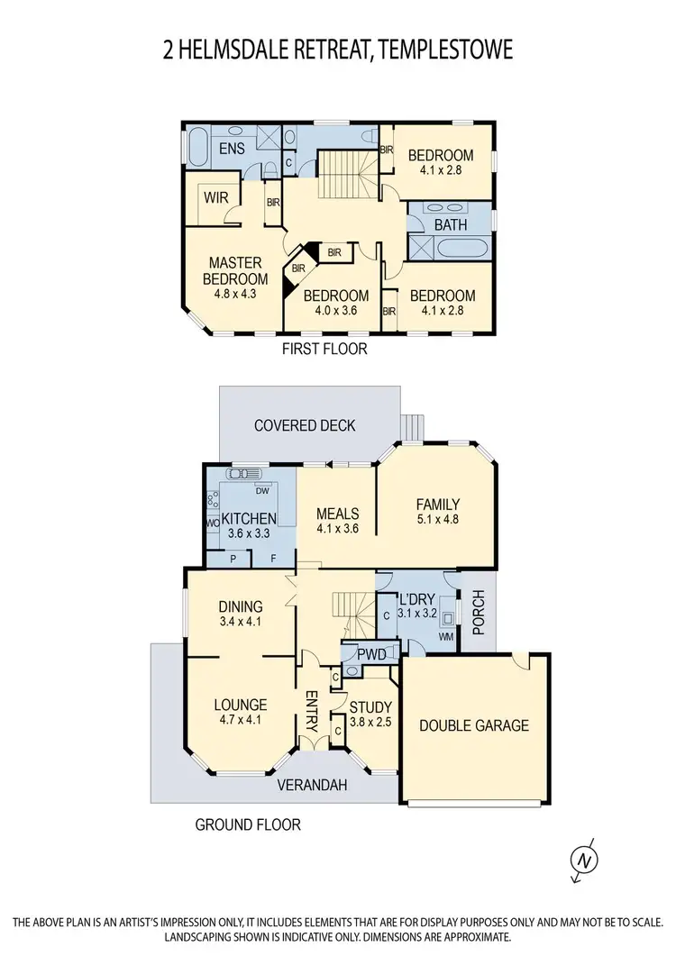 Floorplan of Homely house listing, 2 Helmsdale Retreat, Templestowe VIC 3106