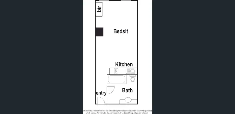 Floorplan of Homely apartment listing, 1503/60 Market Street, Melbourne VIC 3000