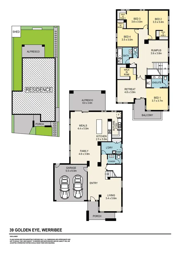 Floorplan of Homely house listing, 39 Goldeneye Circuit, Werribee VIC 3030