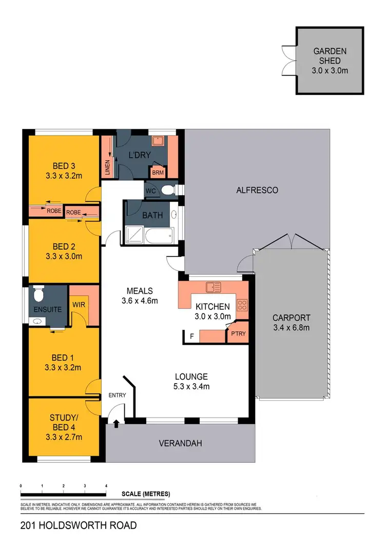 Floorplan of Homely house listing, 201 Holdsworth Road, North Bendigo VIC 3550