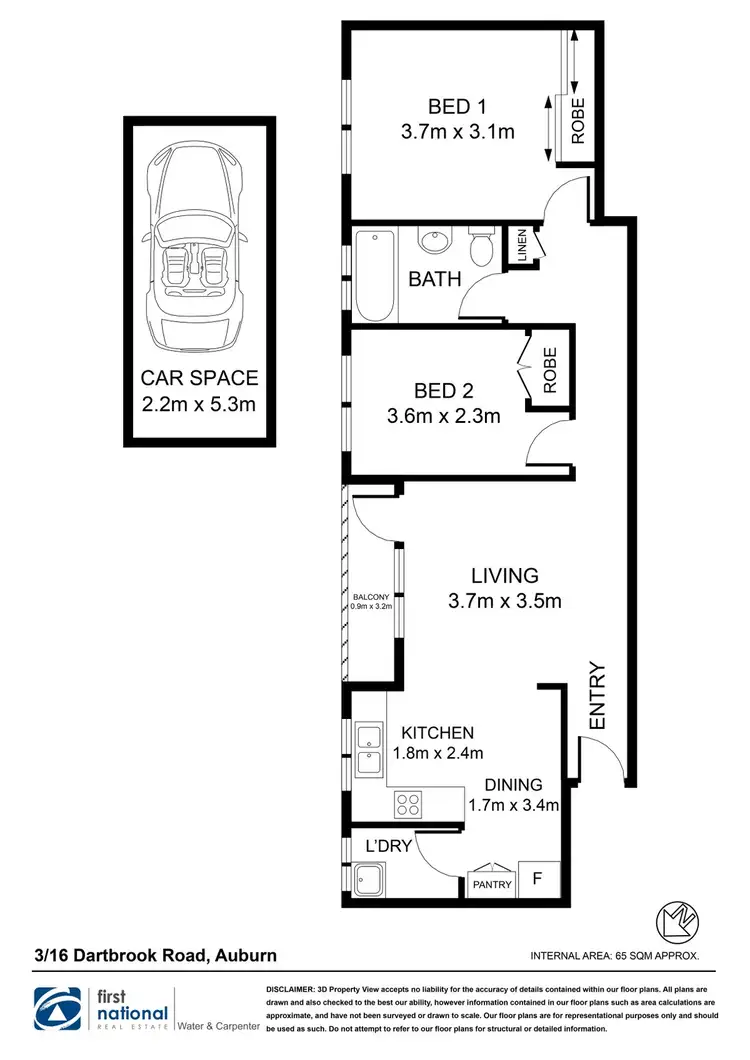 Floorplan of Homely block of units listing, 16 Dartbrook Road, Auburn NSW 2144