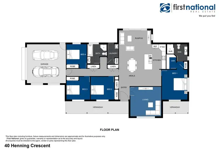 Floorplan of Homely house listing, 40 Henning Crescent, Wallerawang NSW 2845
