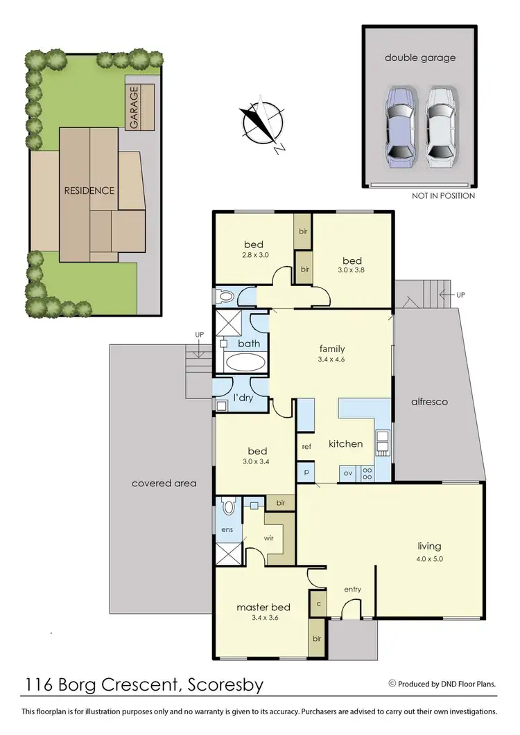 Floorplan of Homely house listing, 116 Borg Crescent, Scoresby VIC 3179