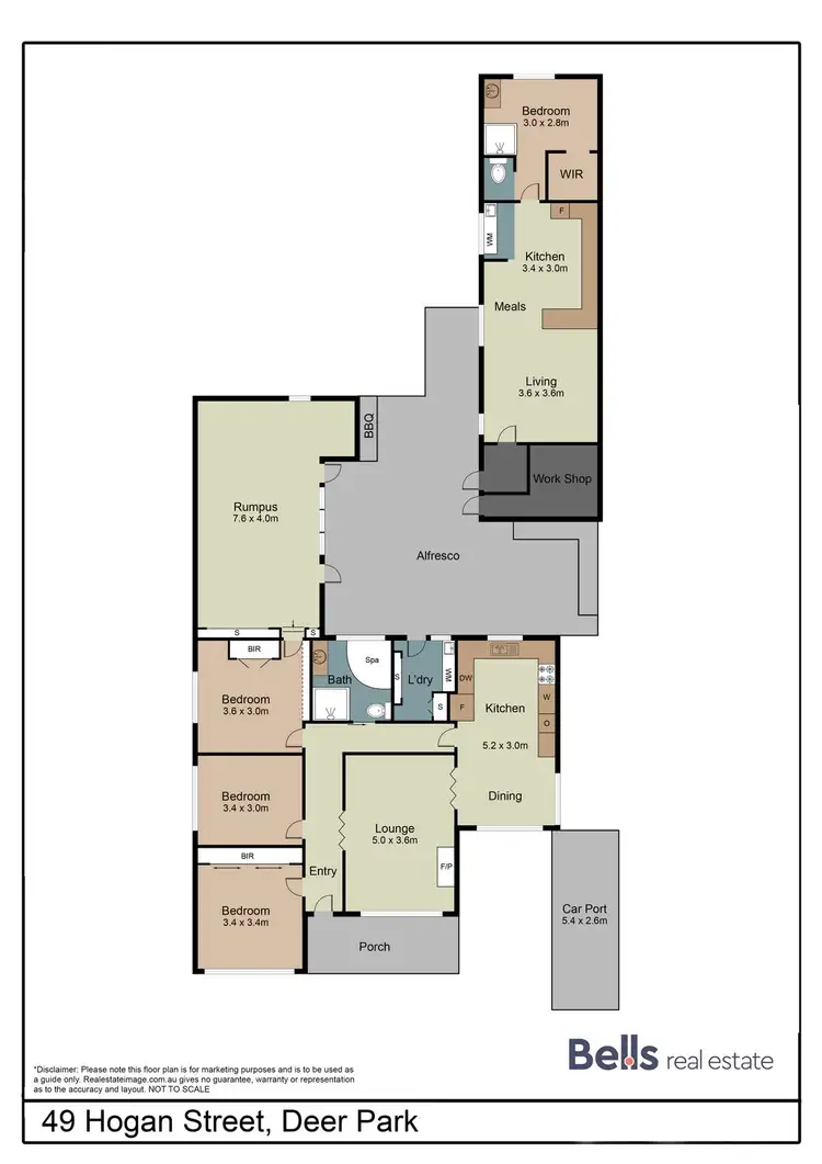 Floorplan of Homely house listing, 49 Hogan Street, Deer Park VIC 3023