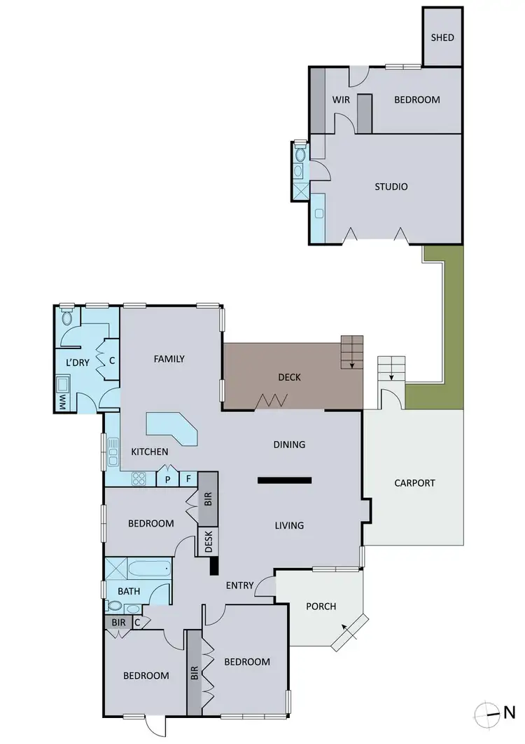 Floorplan of Homely house listing, 5 Dion Road, Glen Waverley VIC 3150