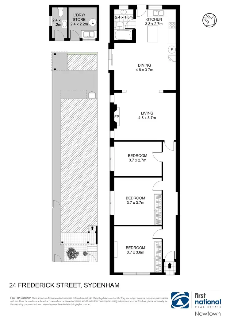Floorplan of Homely house listing, 24 Frederick Street, Sydenham NSW 2044