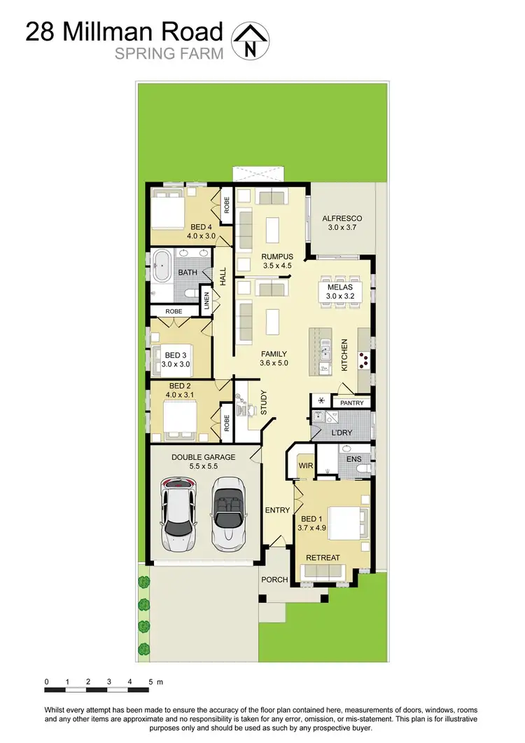 Floorplan of Homely house listing, 28 Millman road, Spring Farm NSW 2570