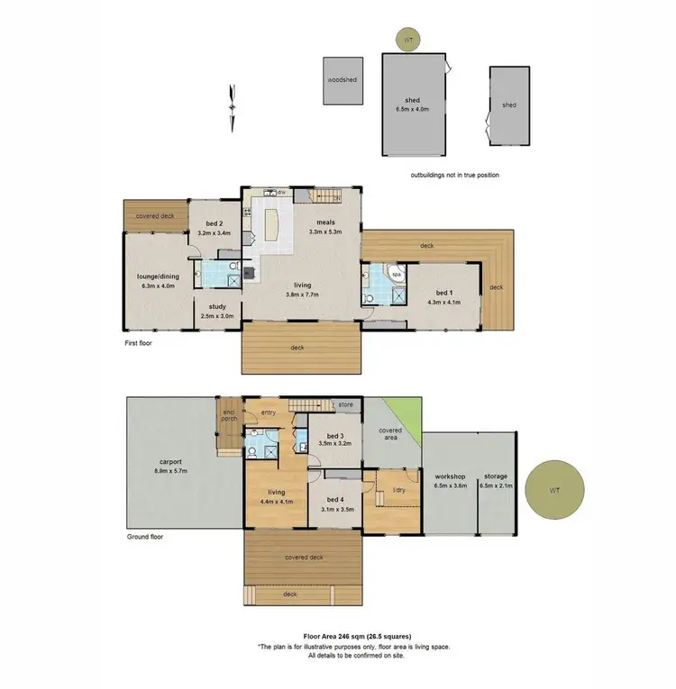 Floorplan of Homely house listing, 11 Mulhalls Road, Macclesfield VIC 3782