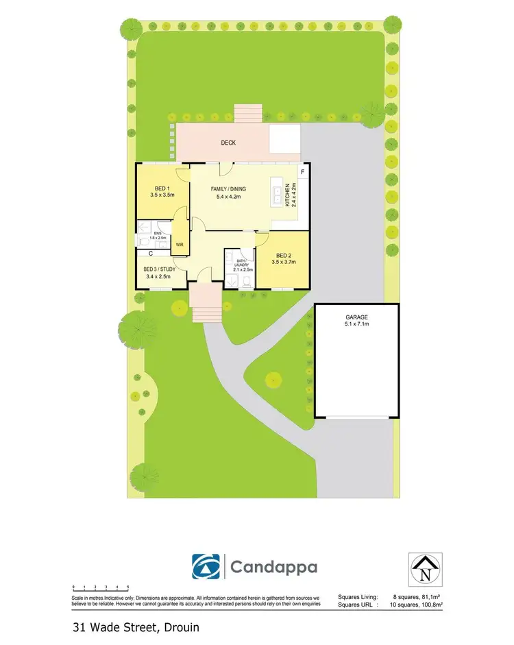Floorplan of Homely house listing, 31 Wade Street, Drouin VIC 3818