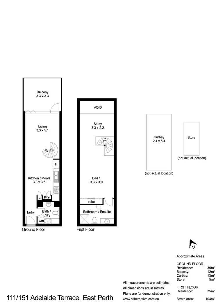 Floorplan of Homely other listing, 111/151 Adelaide Tce, East Perth WA 6004