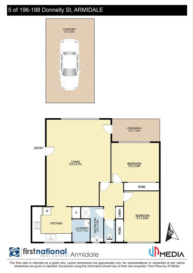 Floorplan of Homely unit listing, 5/196-198 Donnelly Street, Armidale NSW 2350