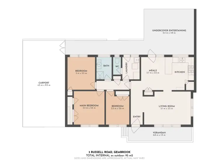 Floorplan of Homely house listing, 3 Russell Road, Gembrook VIC 3783