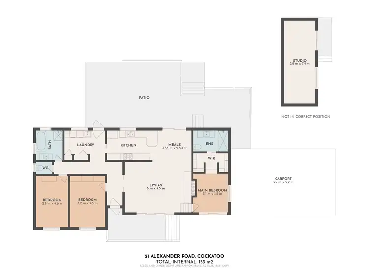 Floorplan of Homely house listing, 21 Alexander Road, Cockatoo VIC 3781