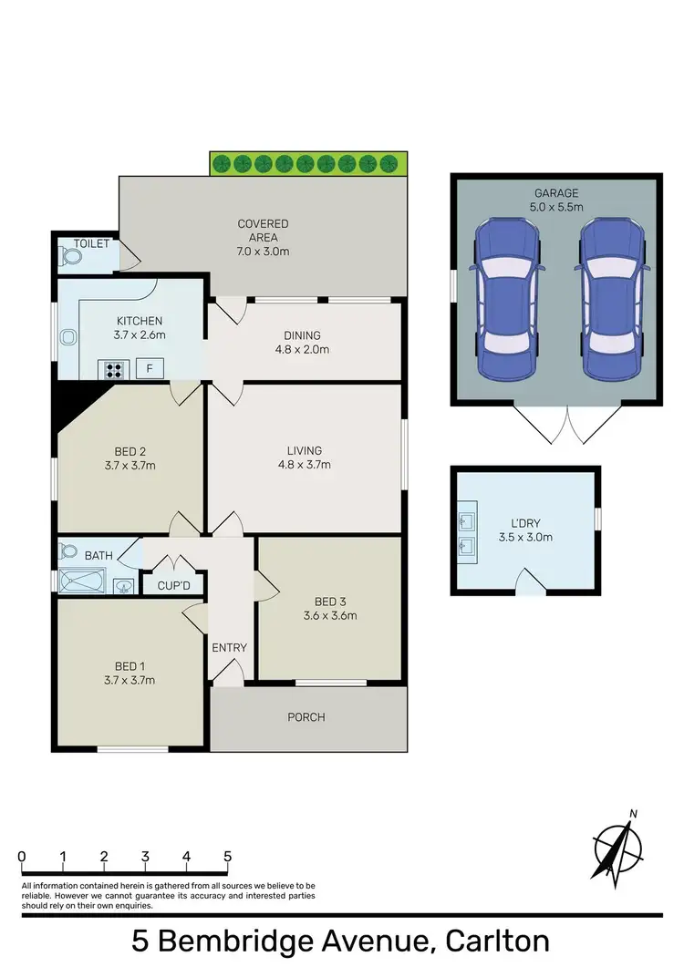 Floorplan of Homely house listing, 5 Bembridge Street, Carlton NSW 2218