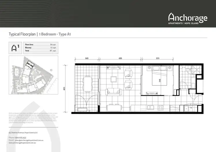 Floorplan of Homely apartment listing, 4/93 Sheehan Avenue, Hope Island QLD 4212