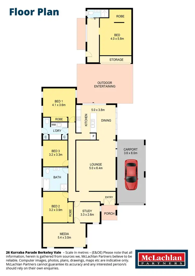 Floorplan of Homely house listing, 26 Kurraba Parade, Berkeley Vale NSW 2261