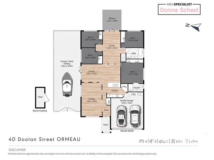 Floorplan of Homely house listing, 40 Doolan Street, Ormeau QLD 4208