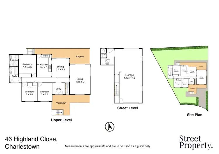 Floorplan of Homely house listing, 46 Highland Close, Charlestown NSW 2290