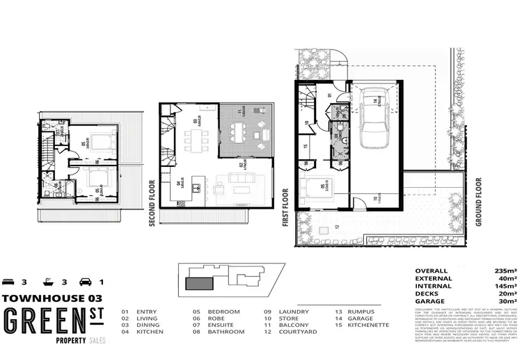 Floorplan of Homely townhouse listing, 3/7 Greenslope St, Bar Beach NSW 2300