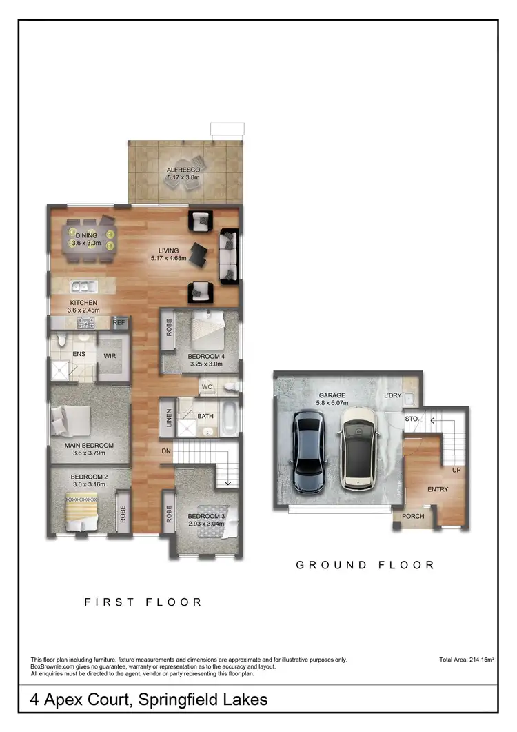 Floorplan of Homely house listing, 4 Apex Court, Springfield Lakes QLD 4300