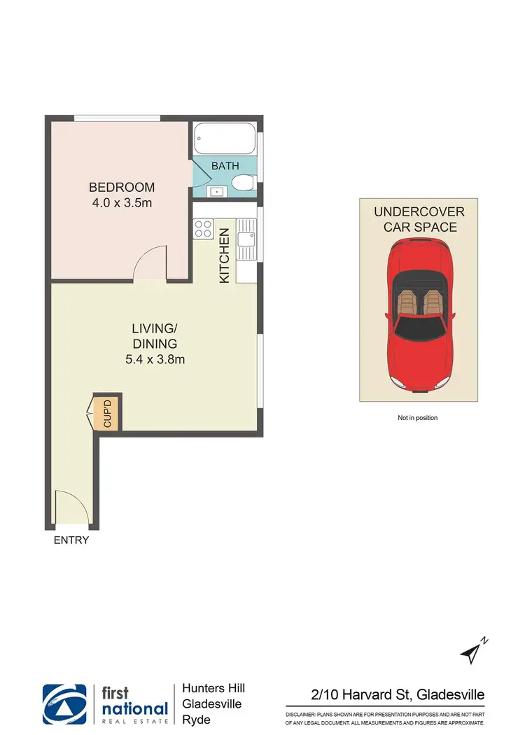 Floorplan of Homely apartment listing, 2/10 Harvard Street, Gladesville NSW 2111