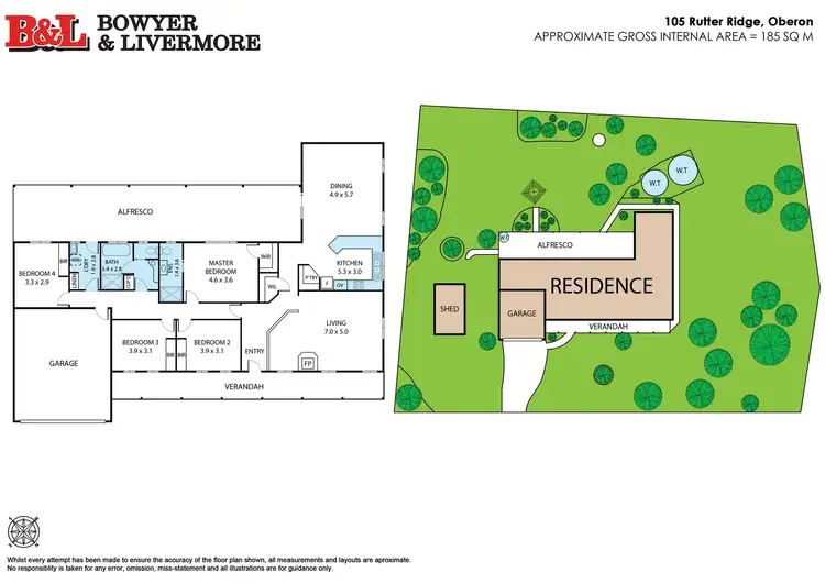 Floorplan of Homely rural property listing, 105 Rutters Ridge, Oberon NSW 2787