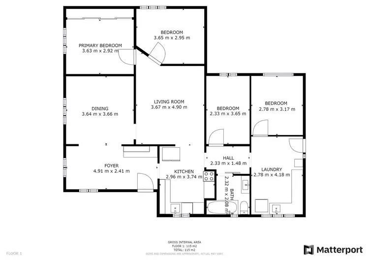 Floorplan of Homely house listing, 100 Federal Rd, Boulder WA 6432