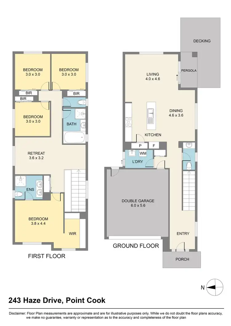 Floorplan of Homely house listing, 243 Haze Drive, Point Cook VIC 3030