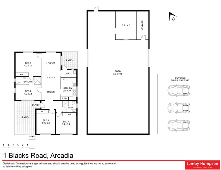 Floorplan of Homely house listing, 1 Blacks Road, Arcadia NSW 2159