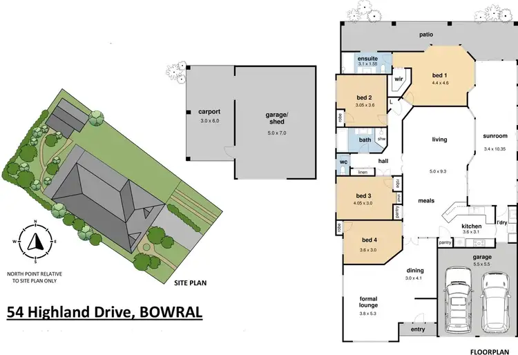 Floorplan of Homely house listing, 54 Highland Drive, Bowral NSW 2576