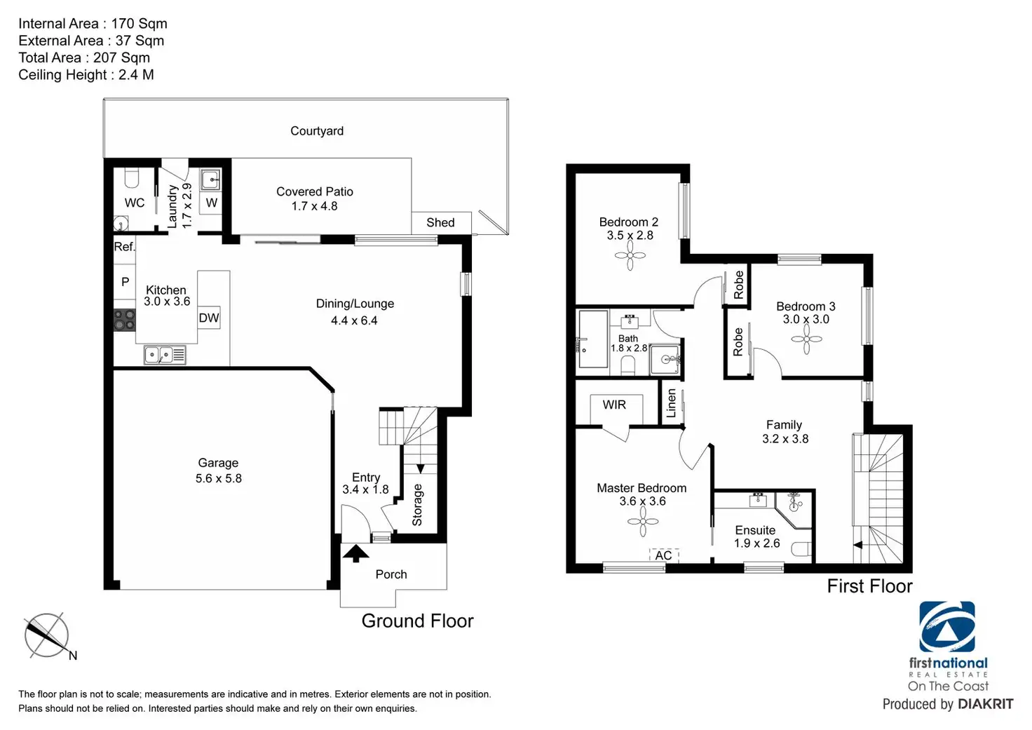 Floorplan of Homely townhouse listing, 2/228 Queen Street, Southport QLD 4215