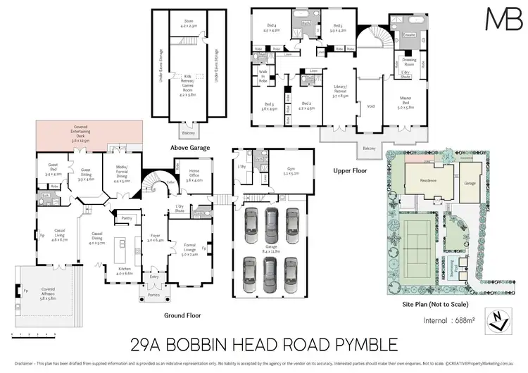Floorplan of Homely house listing, 29a Bobbin Head Road, Pymble NSW 2073