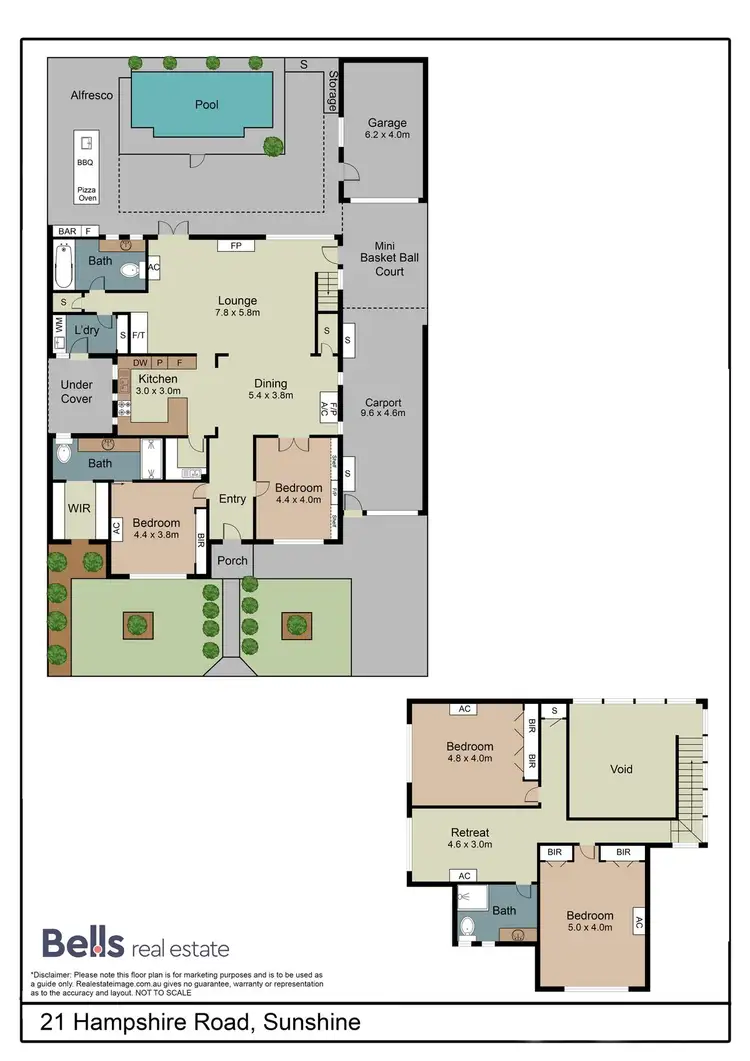 Floorplan of Homely house listing, 21 Hampshire Road, Sunshine VIC 3020