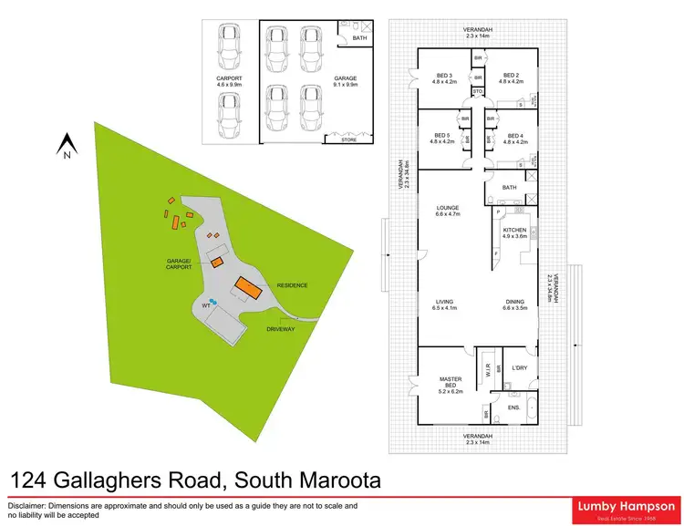 Floorplan of Homely house listing, 124 Gallaghers Road, South Maroota NSW 2756