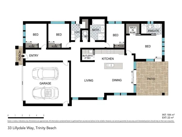 Floorplan of Homely house listing, 33 Lillydale Way, Trinity Beach QLD 4879