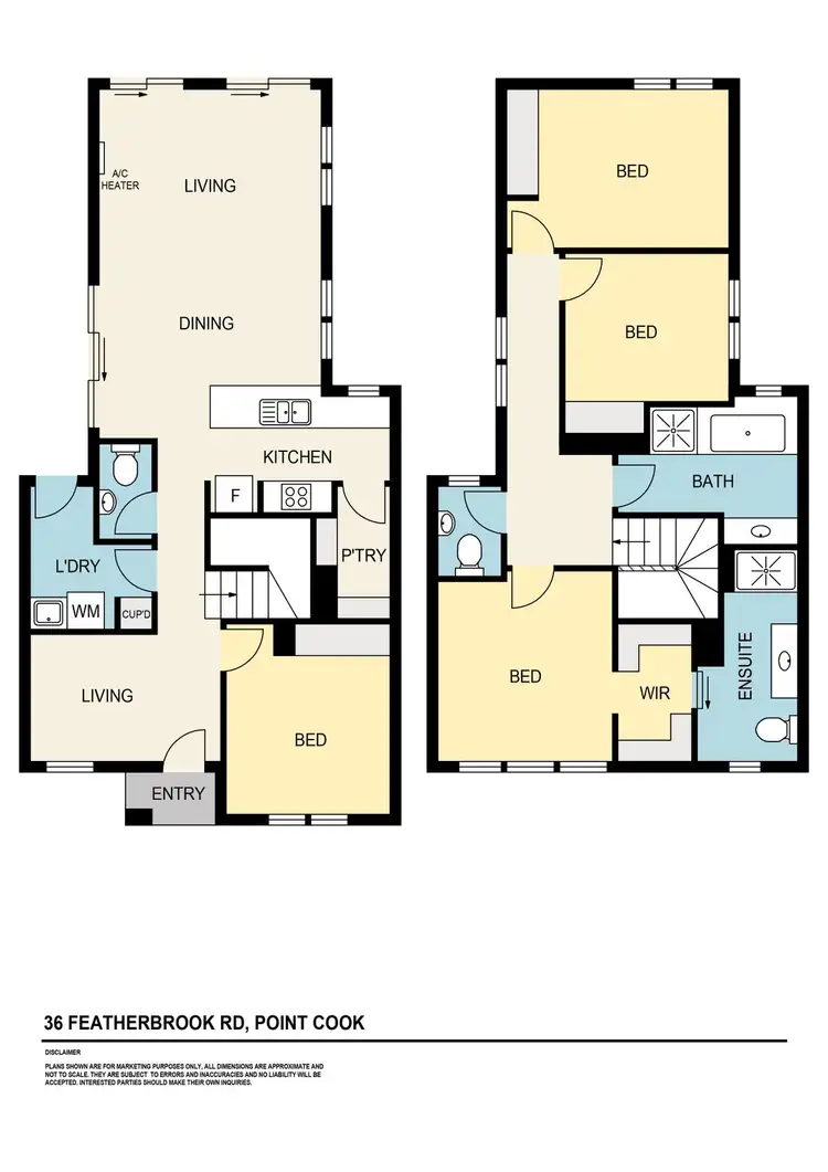 Floorplan of Homely house listing, 36 Featherbrook Drive, Point Cook VIC 3030