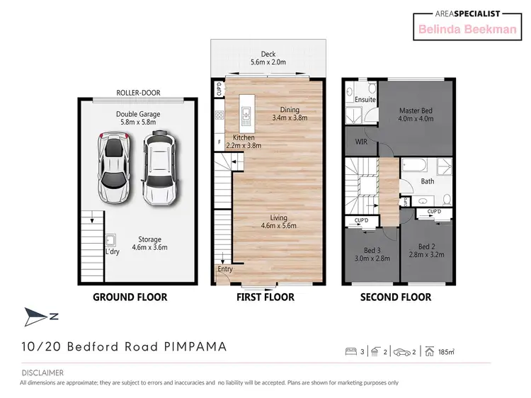 Floorplan of Homely townhouse listing, 10/20 Bedford Road, Pimpama QLD 4209