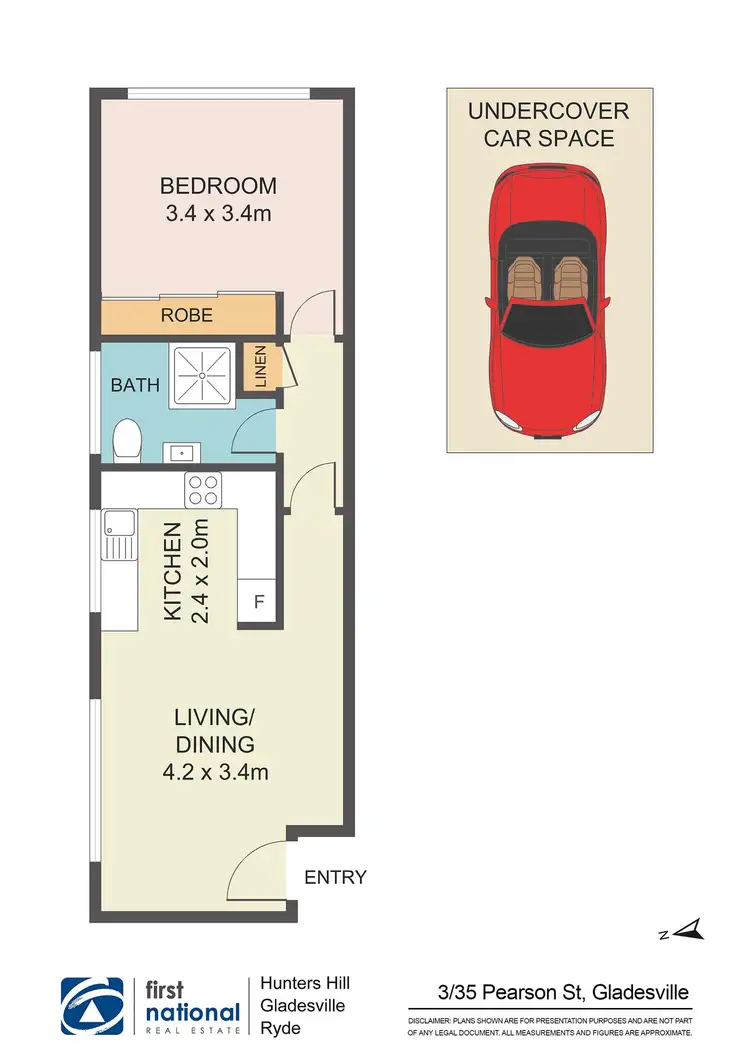 Floorplan of Homely apartment listing, 3/35 Pearson Street, Gladesville NSW 2111